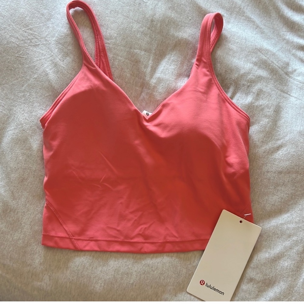 NWT lululemon align tank in Raspberry Cream RPCR - Picture 2 of 3